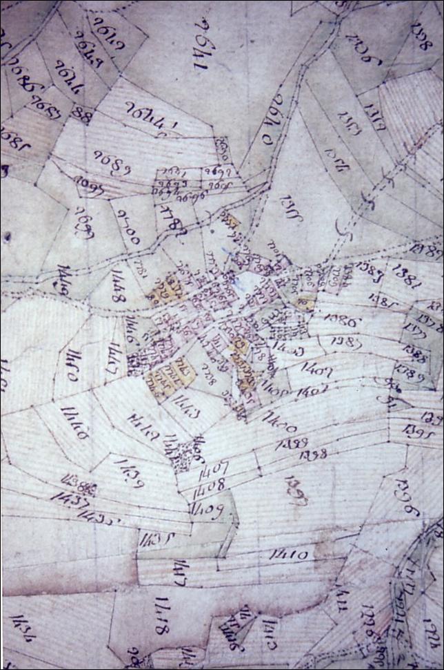 Avanchers valmorel Le pré mappe 1732
